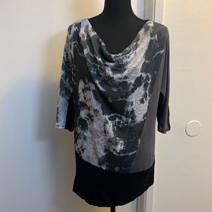 Black and Gray Tunic Size Medium